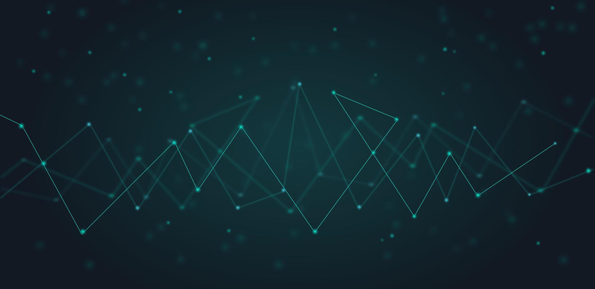 Abstract connecting dots and lines. Connection science and technology background.illustration photo
