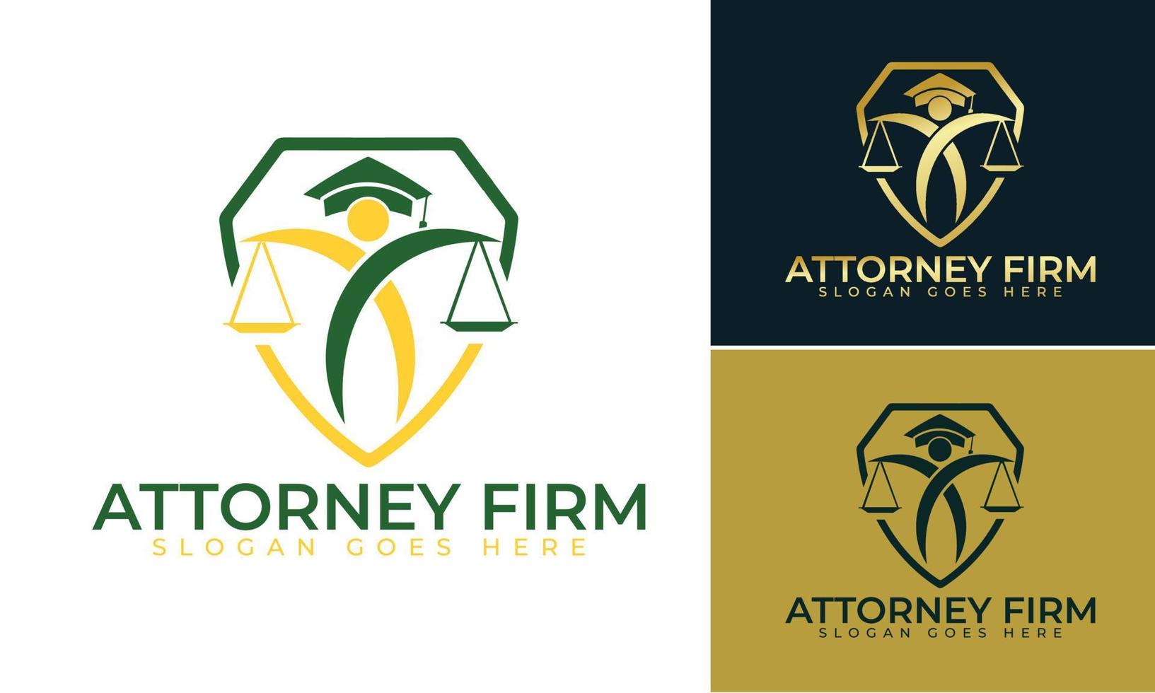 Law firm logo design , Lawyer logo vector template