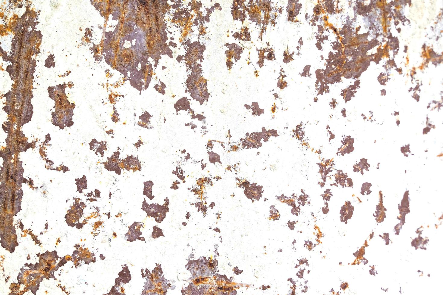 White and rusted walls rusted zinc brown background texture. photo