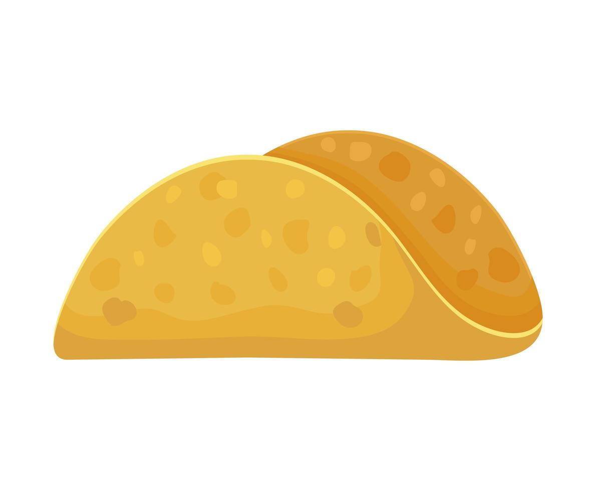 diseño de tortilla de maíz vector