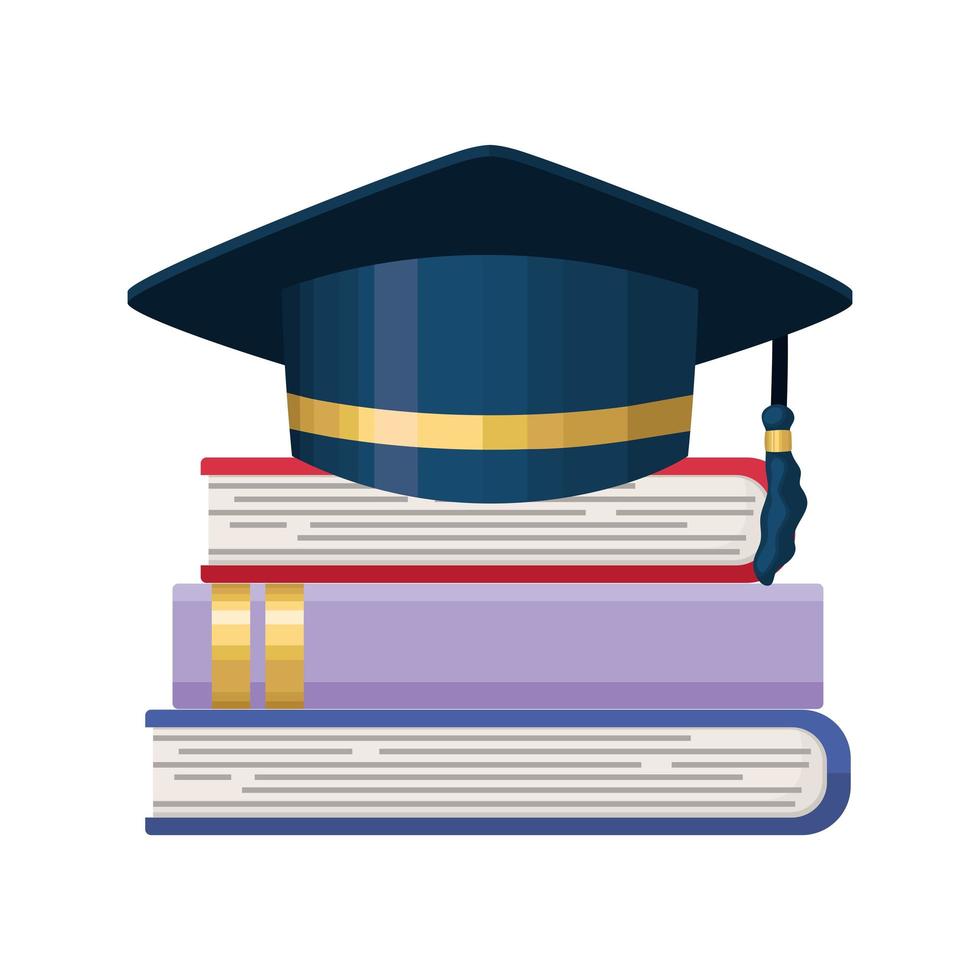 graduation files design vector