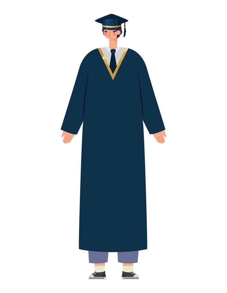 nice man graduated vector