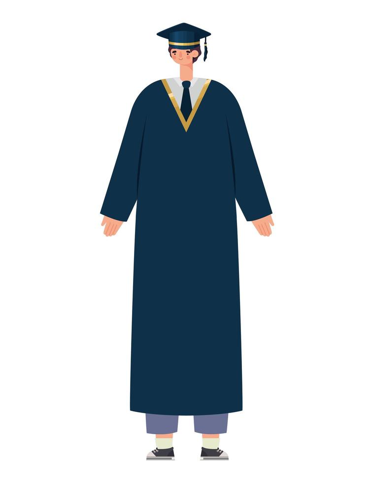 nice man graduated vector