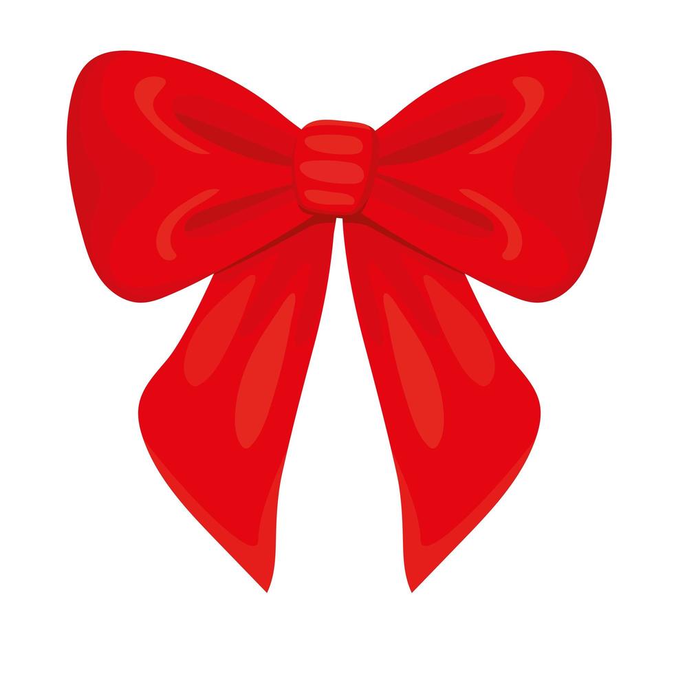 red bow design vector