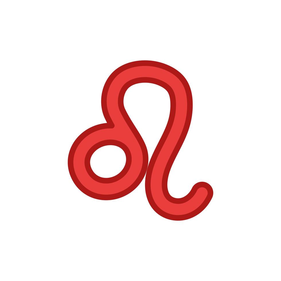 leo symbol design vector