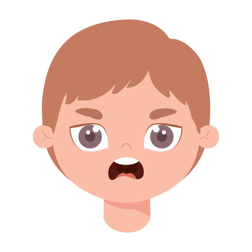 young man with rage vector