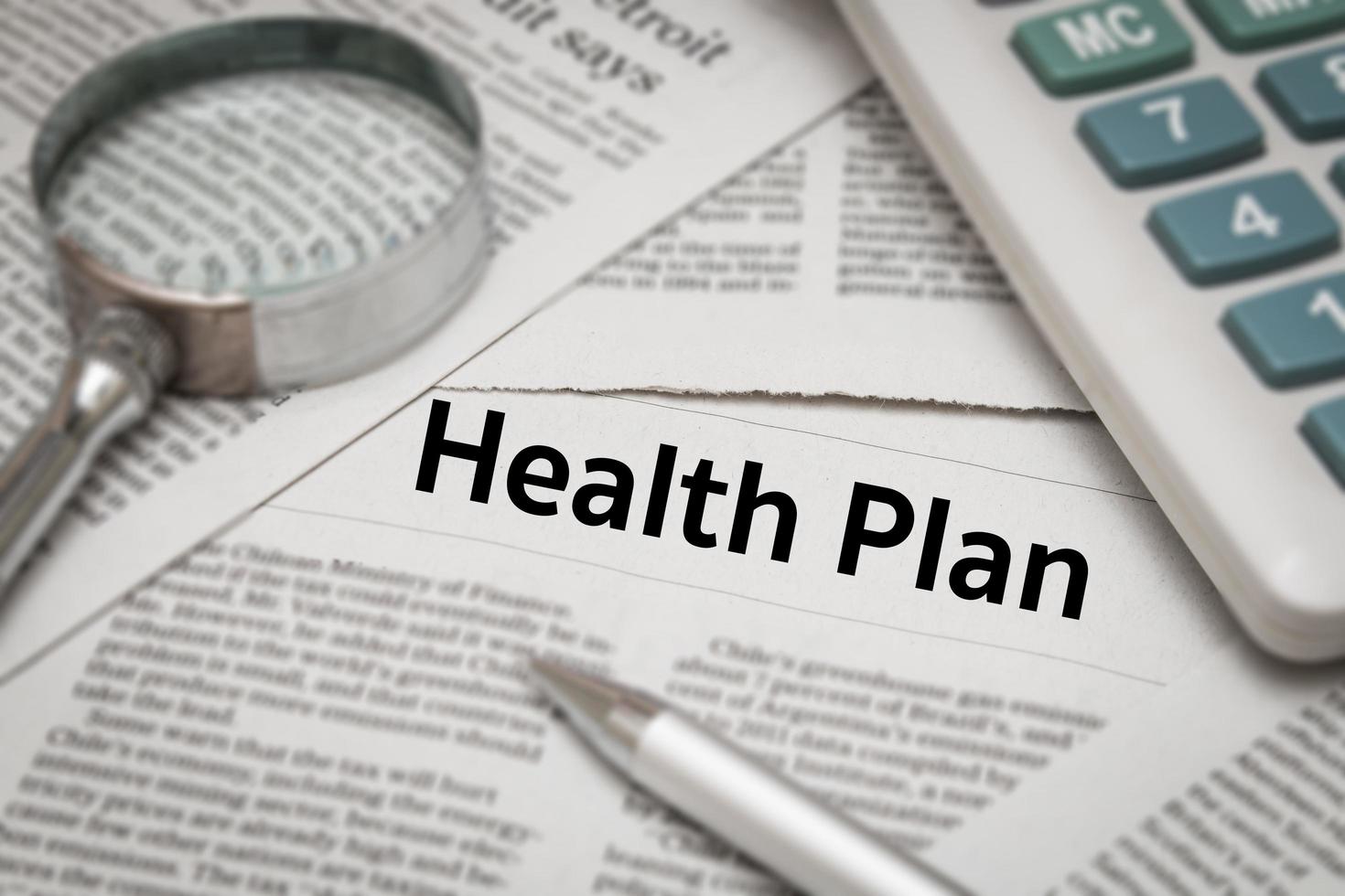 health plan background photo