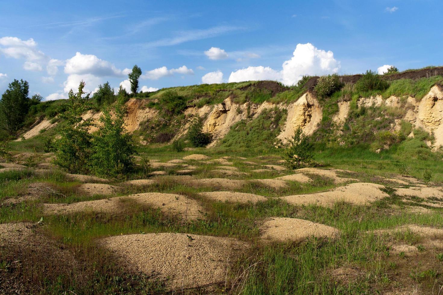 Old abandoned quarry photo