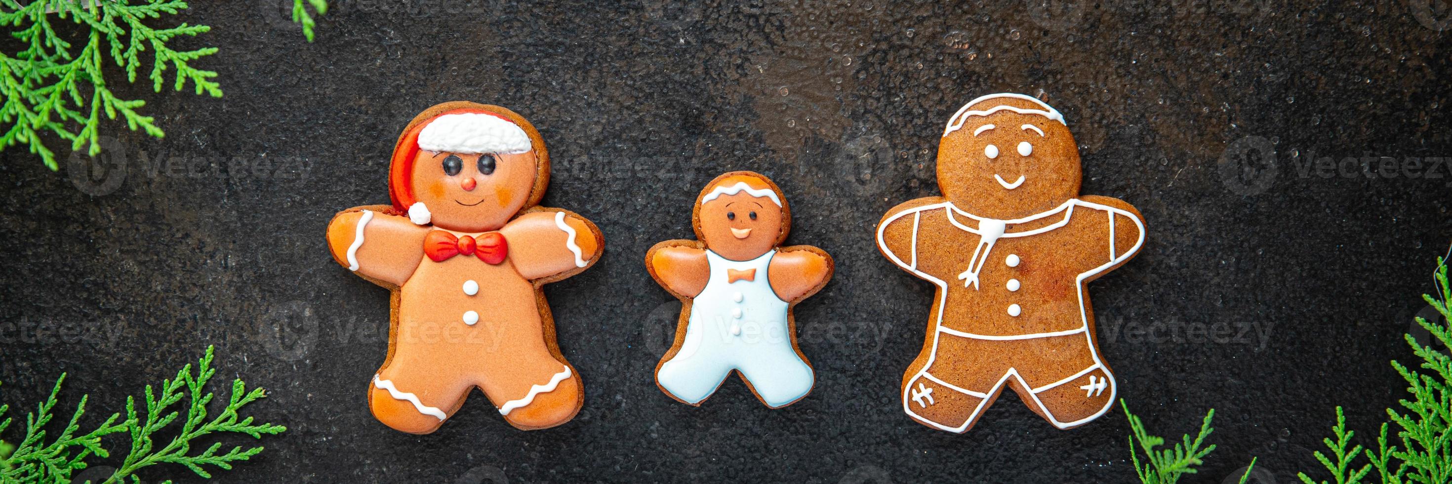 galleta de navidad de pan de jengibre obsequio de año nuevo foto