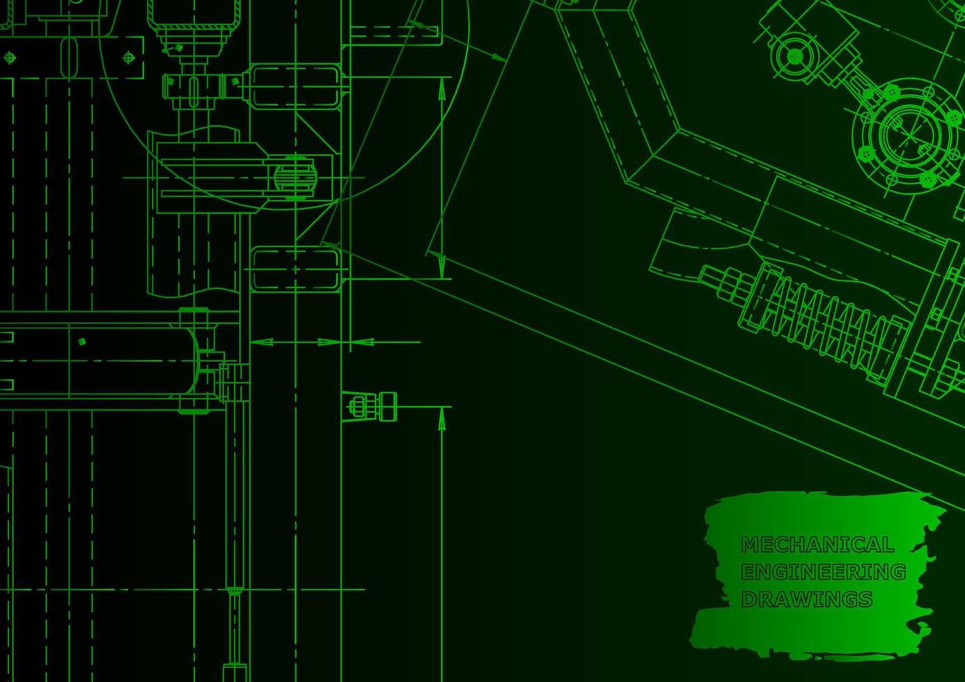 industria de construcción de maquinaria. sistemas de diseño asistido por computadora vector