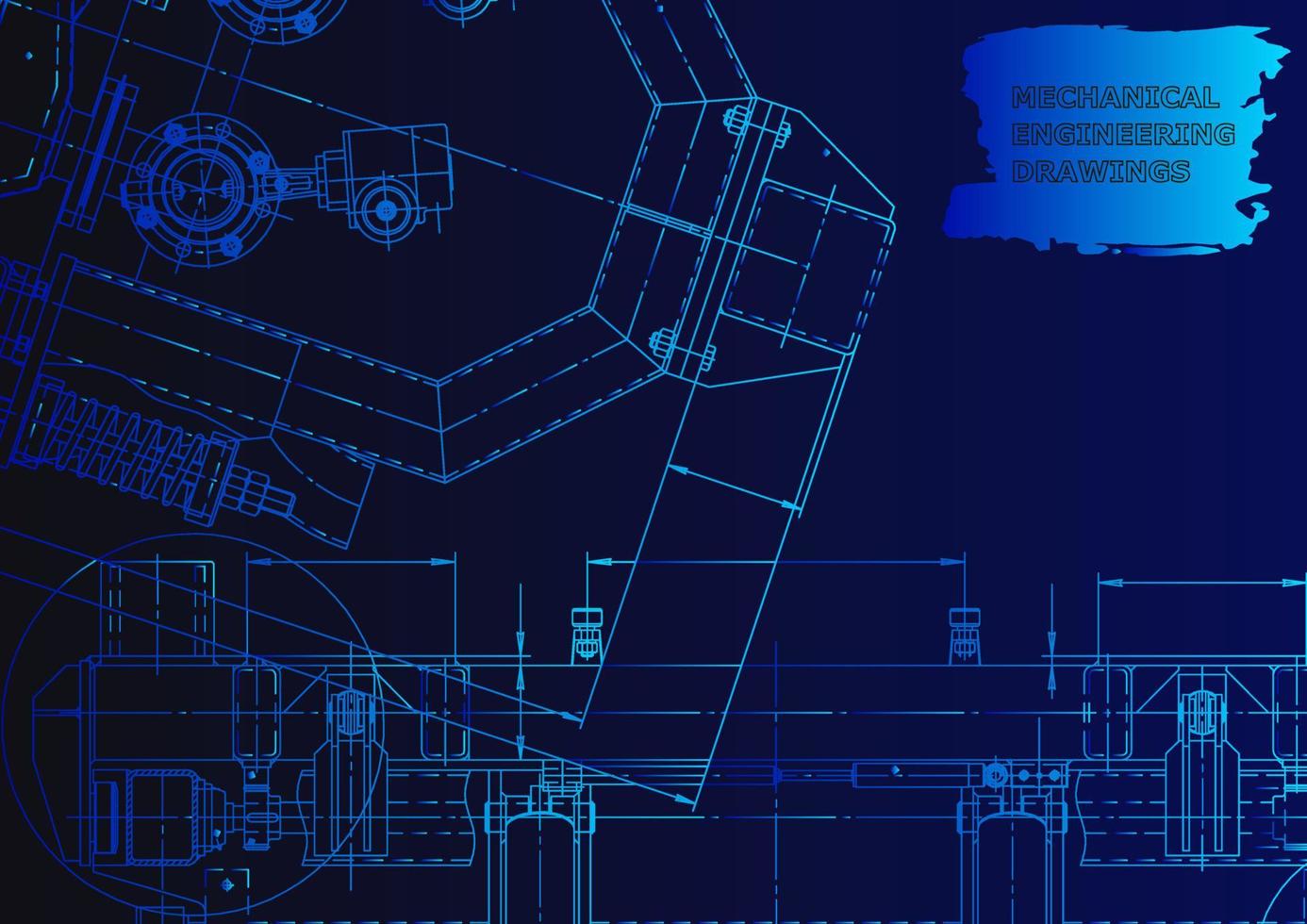 Cover, flyer, banner. Vector engineering illustration 3850571 Vector Art at Vecteezy