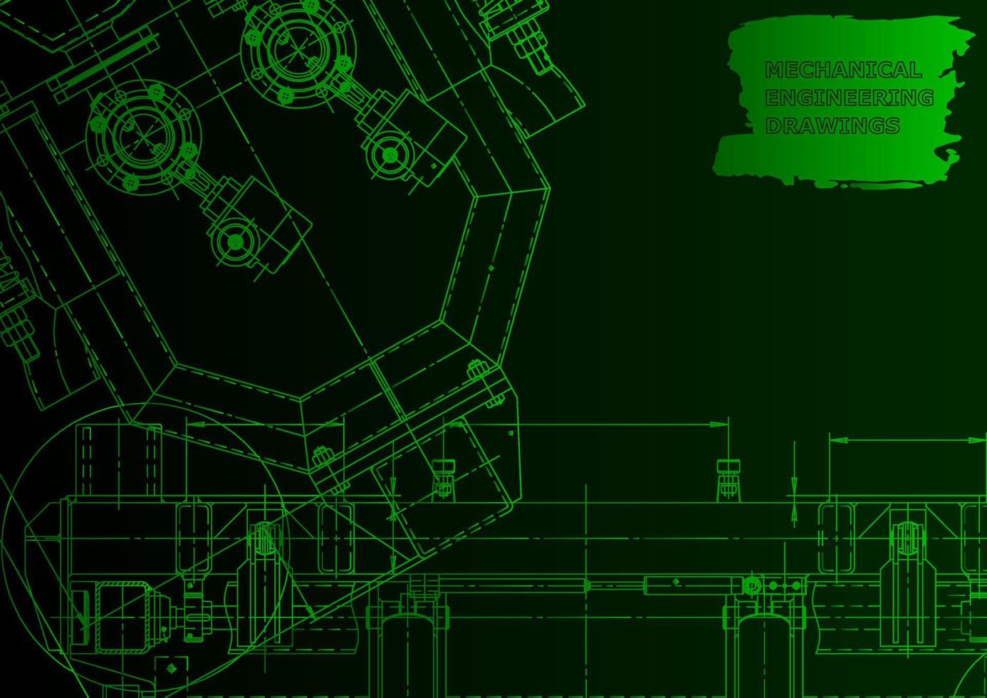 Cover, flyer, banner. Vector engineering illustration 3850574 Vector Art at Vecteezy