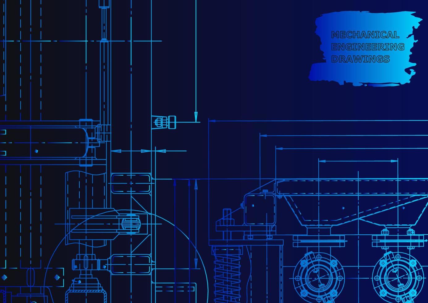 Computer aided design systems. Technical illustrations, background vector