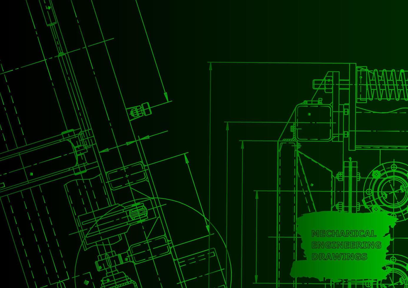 Mechanical instrument making. Technical abstract background vector