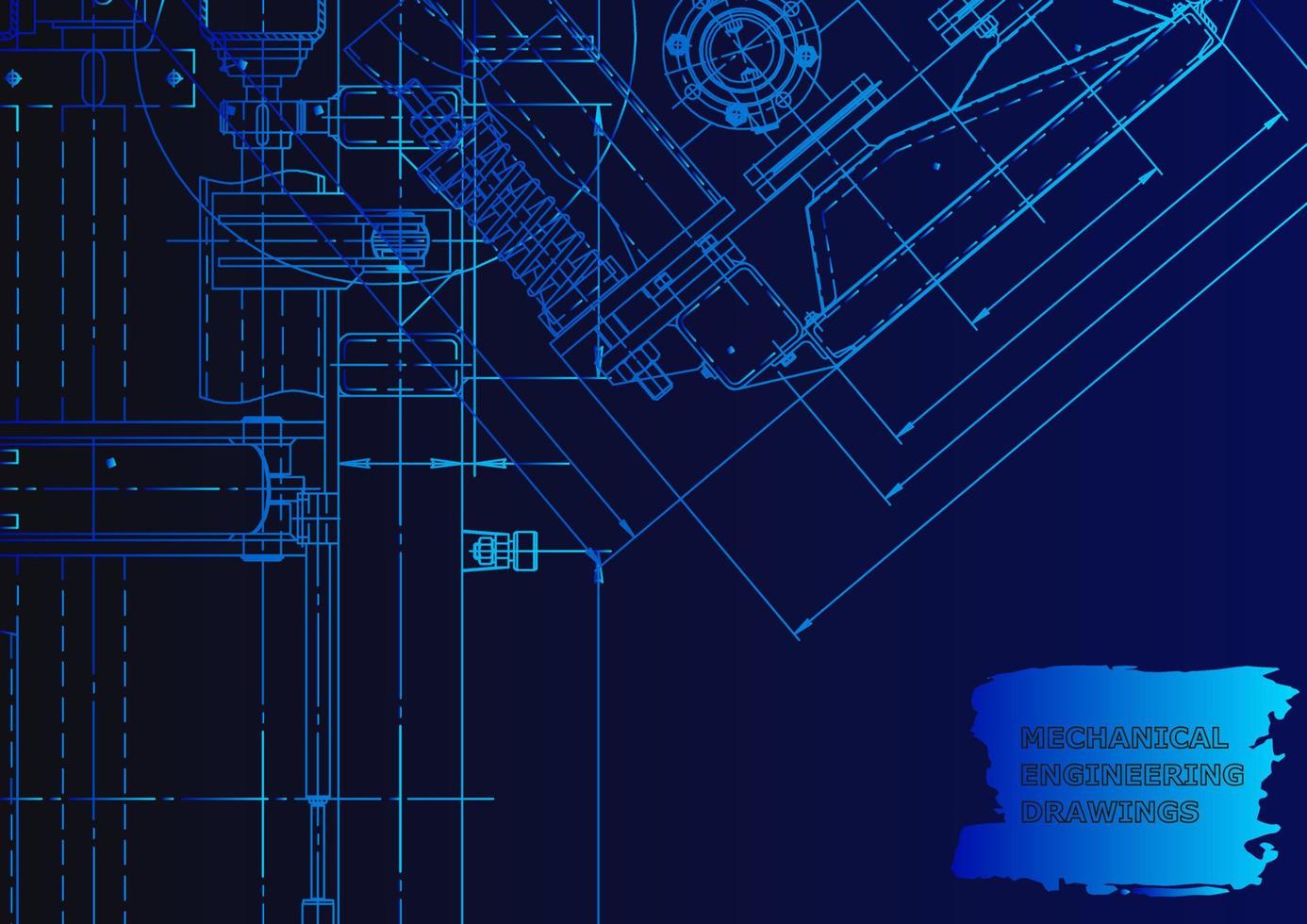 Machine-building industry. Computer aided design systems vector
