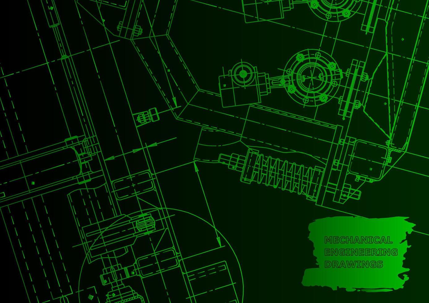 Mechanical instrument making. Technical abstract background vector