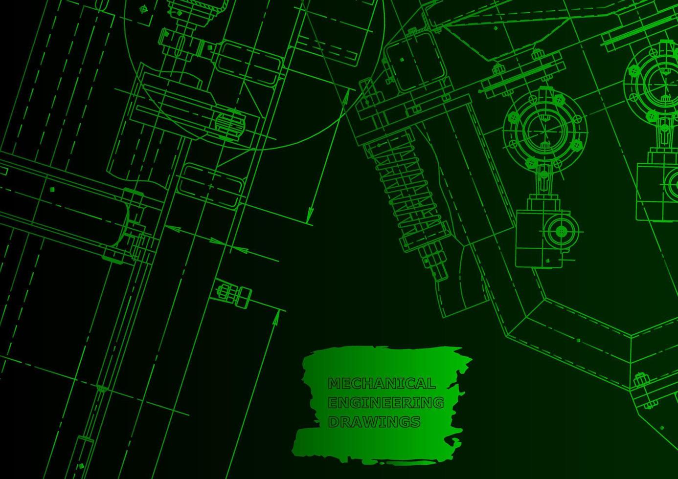 Mechanical instrument making. Technical abstract background vector