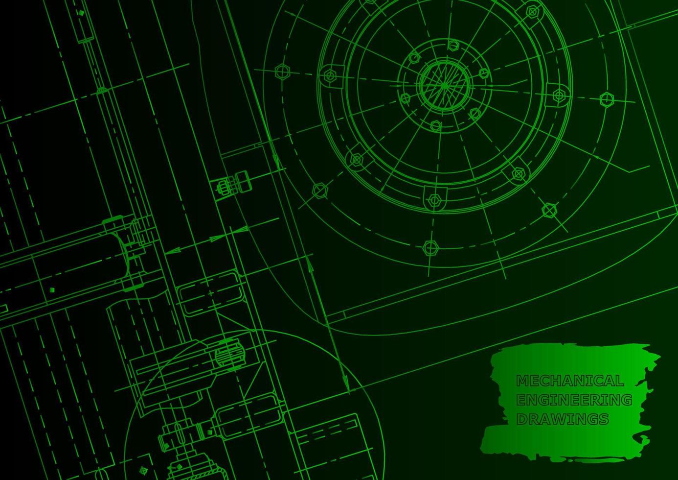 Mechanical instrument making. Technical abstract background vector