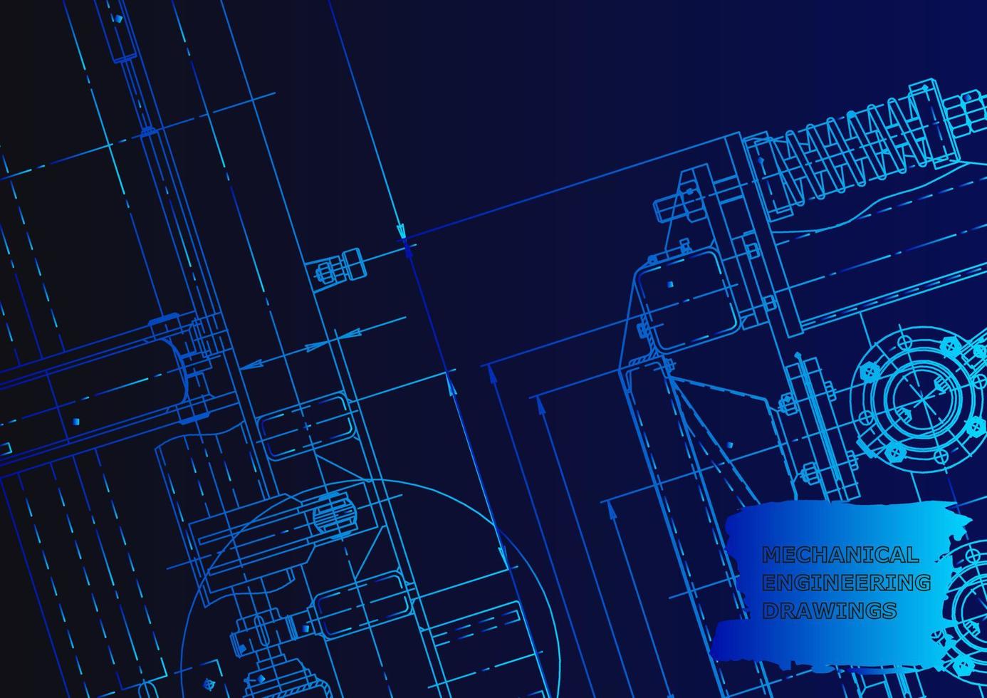 Mechanical instrument making. Technical abstract background vector