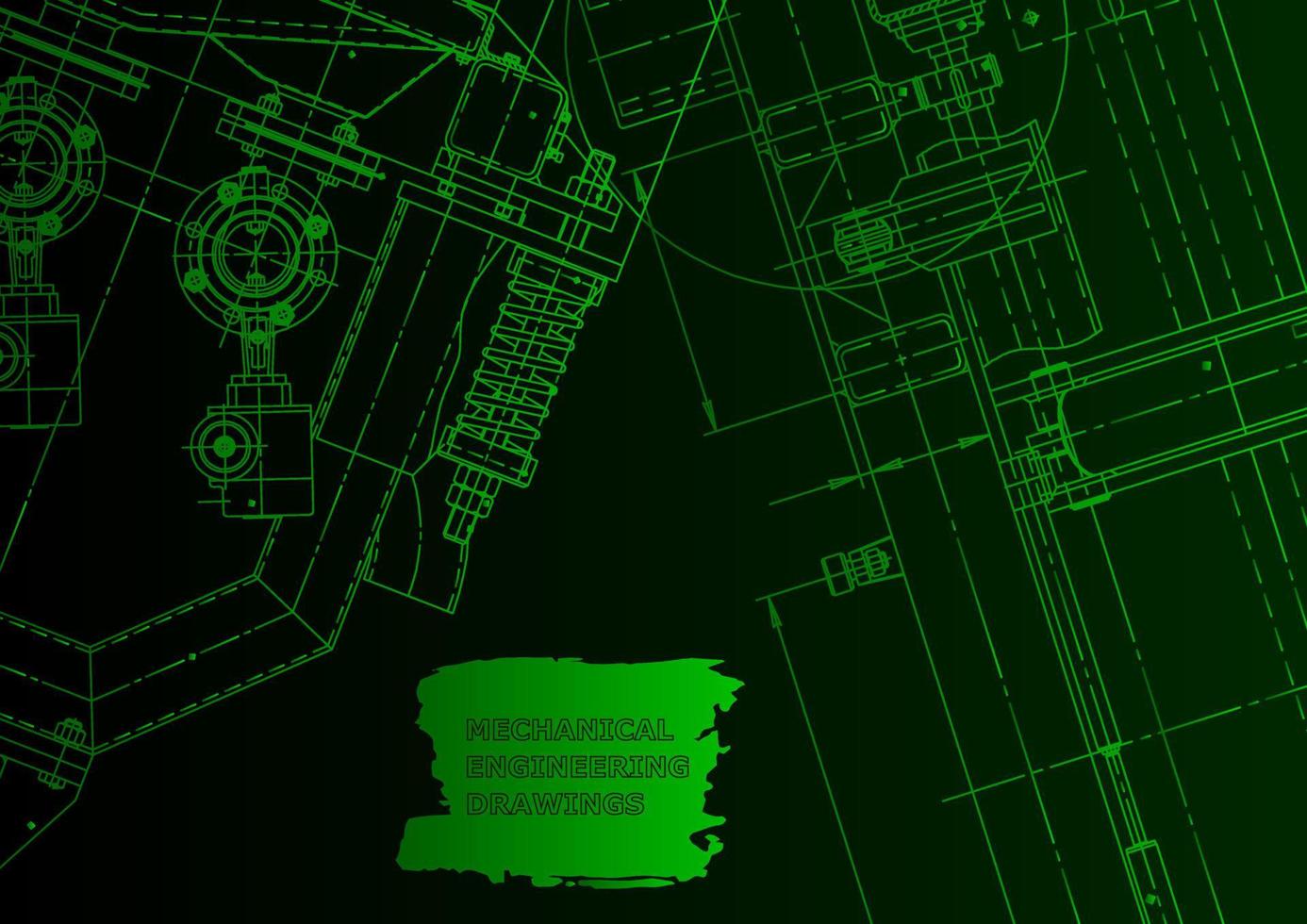 Mechanical instrument making. Technical abstract background vector