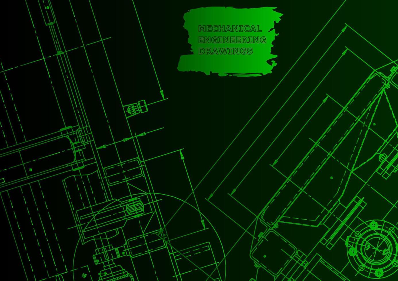 Mechanical instrument making. Technical abstract background vector