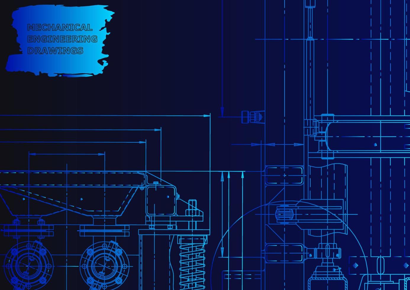 portada, volante, pancarta. ilustración de ingeniería vectorial vector