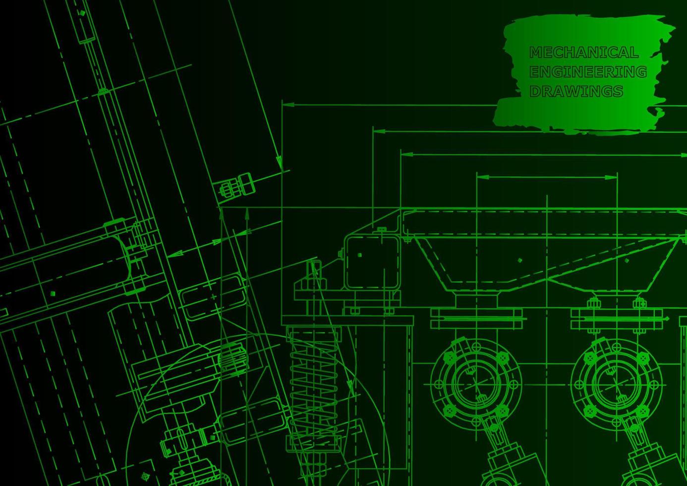 Mechanical instrument making. Technical abstract background vector