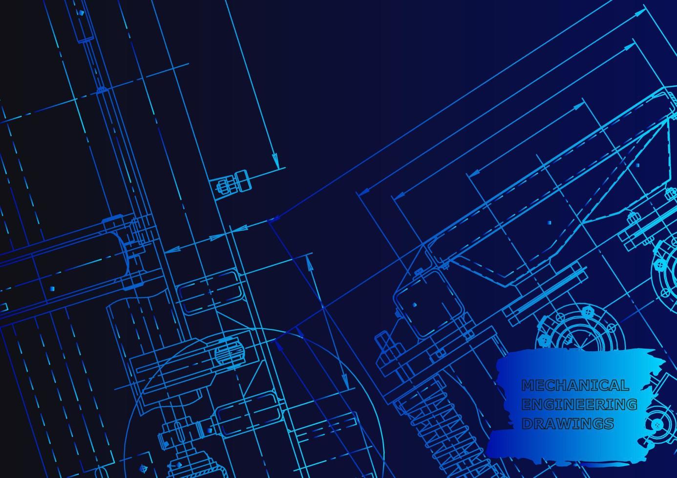 Mechanical instrument making. Technical abstract background vector