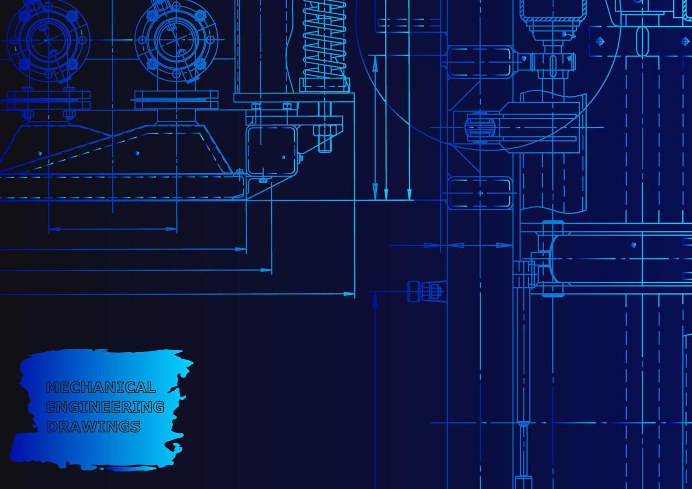 Machine-building industry. Computer aided design systems vector