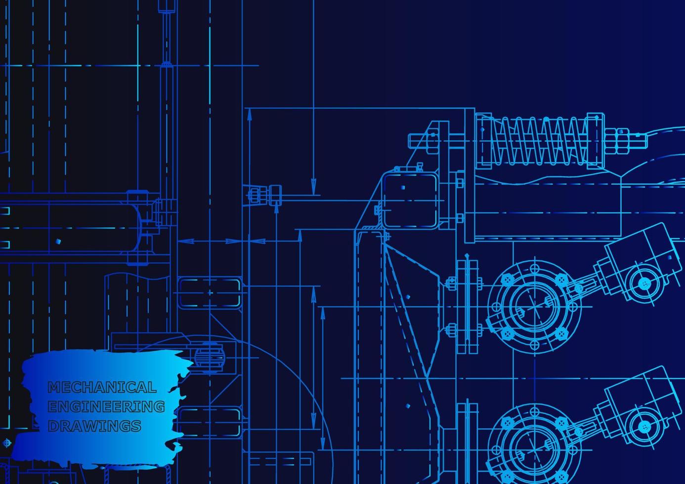 Cover, flyer, banner. Vector engineering illustration 3850820 Vector Art at Vecteezy