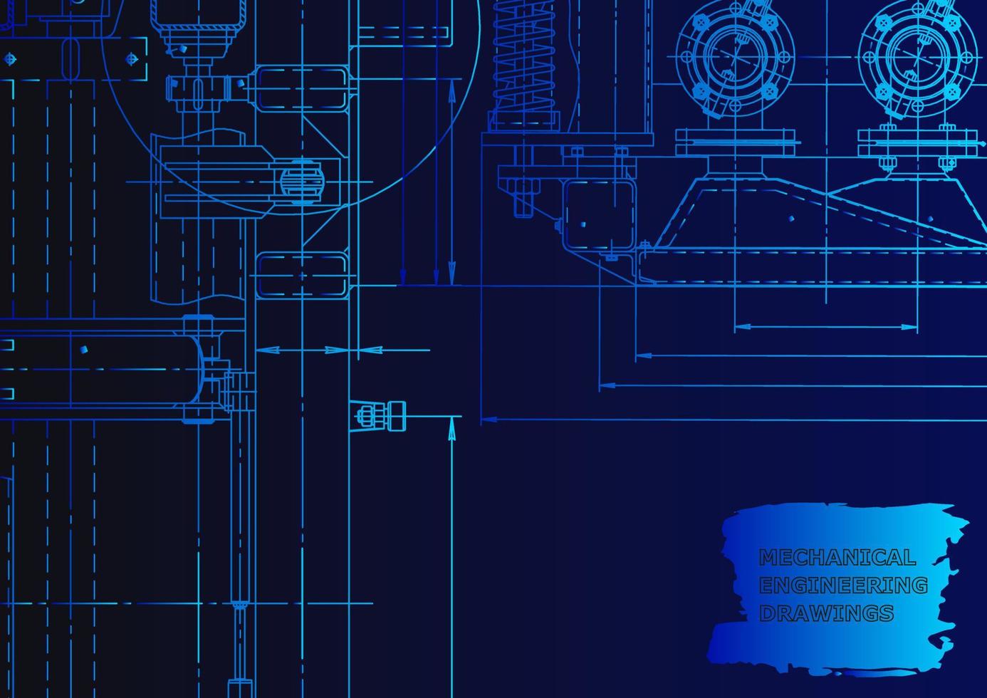Machine-building industry. Computer aided design systems vector