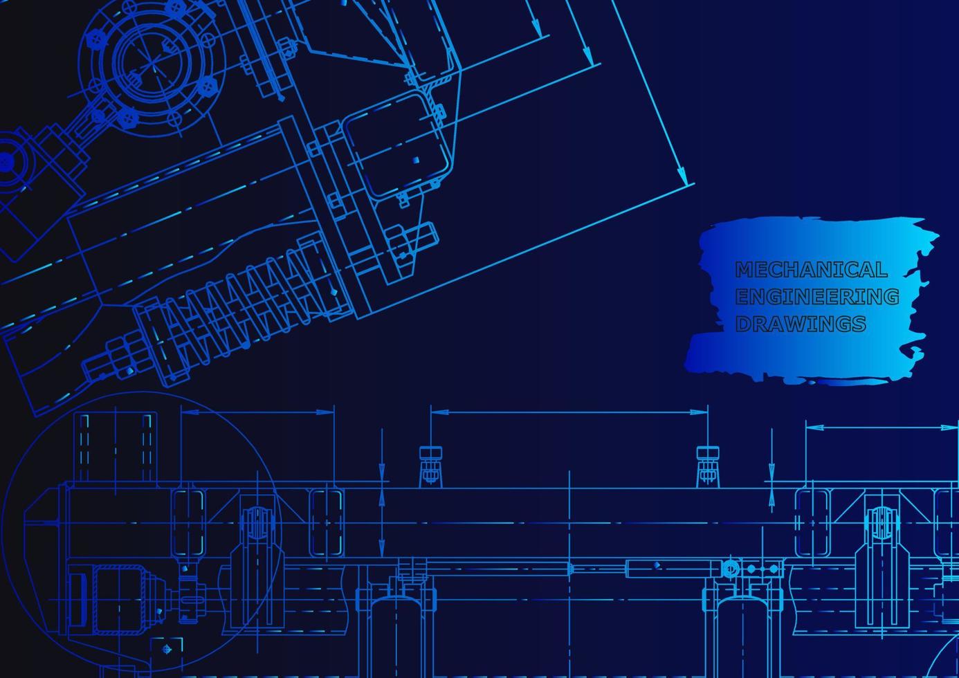 Cover, flyer, banner. Vector engineering illustration 3850828 Vector Art at Vecteezy