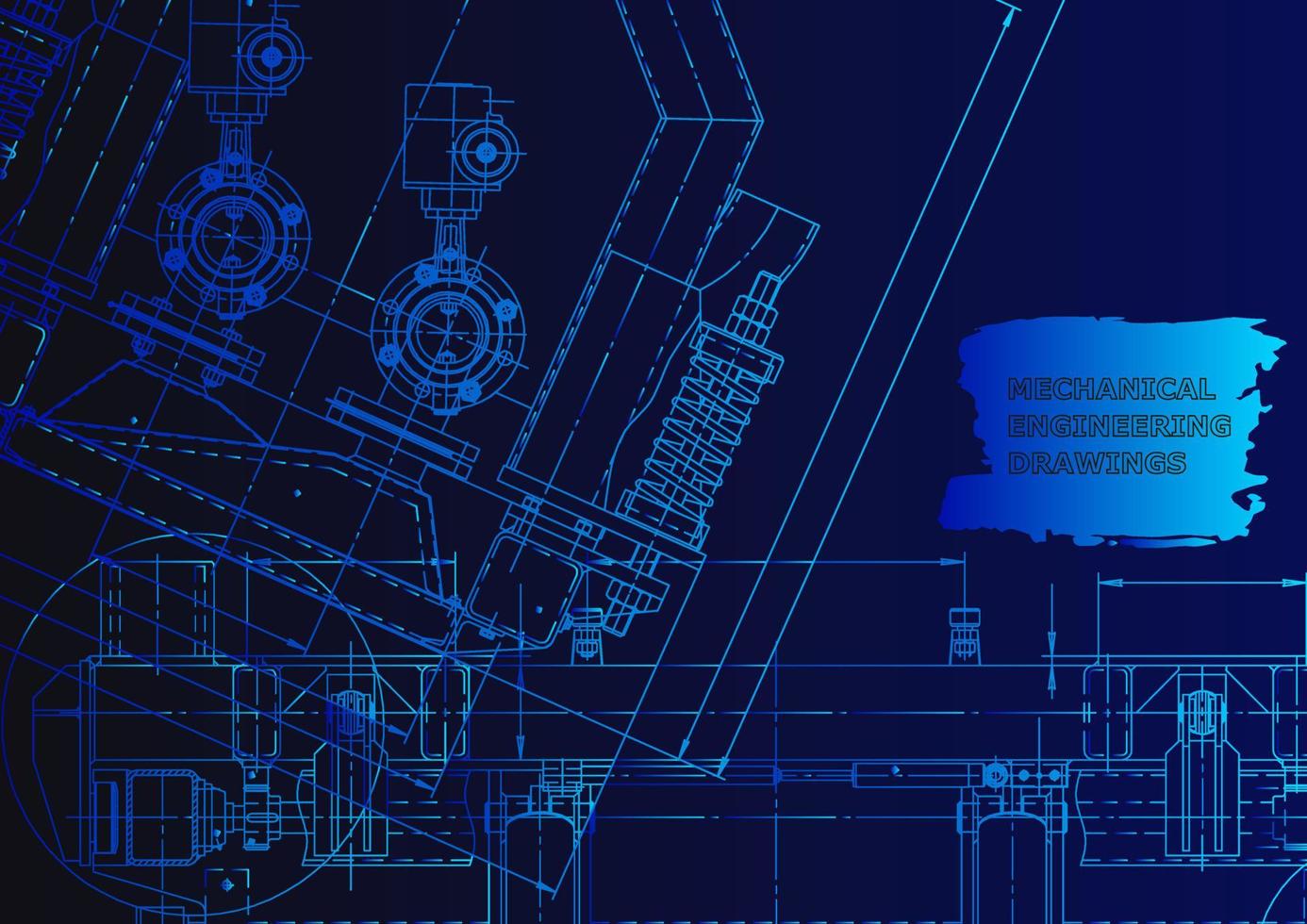 portada, volante, pancarta. ilustración de ingeniería vectorial vector