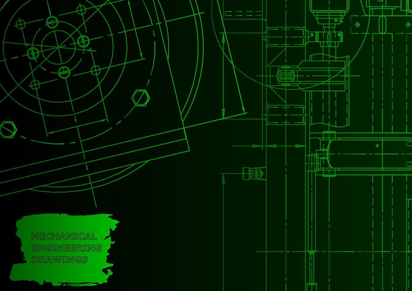 Mechanical instrument making. Technical abstract background vector