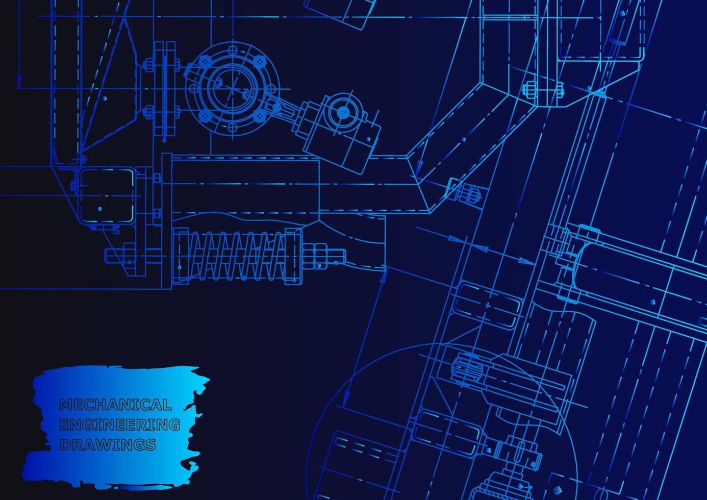 Computer aided design systems. Technical illustrations, background vector
