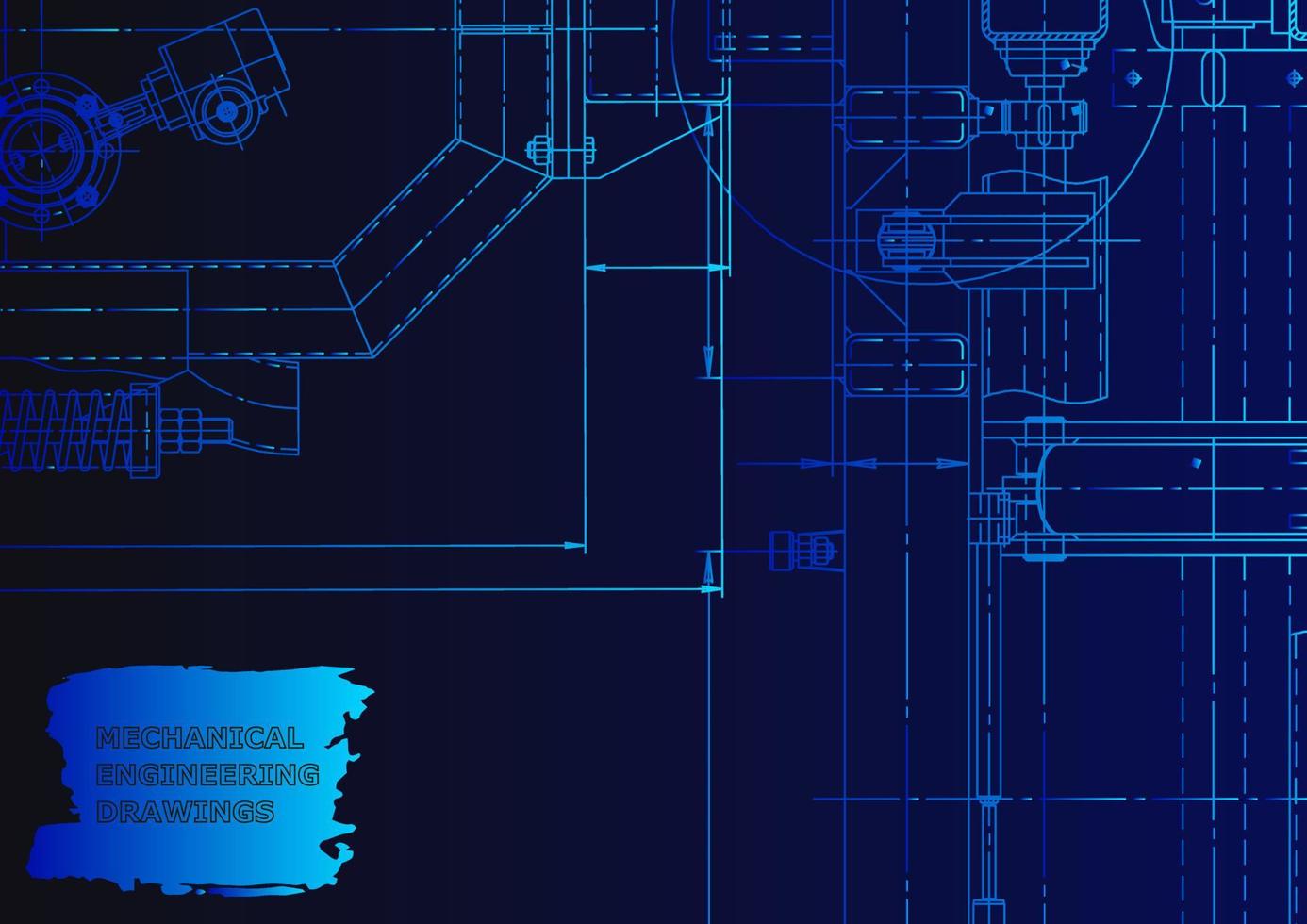 Machine-building industry. Computer aided design systems vector