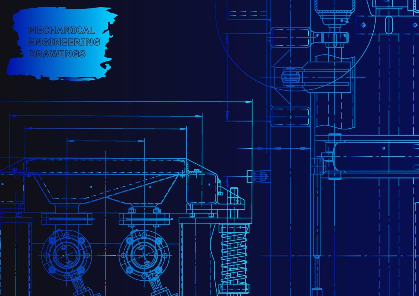 industria de construcción de maquinaria. sistemas de diseño asistido por computadora vector