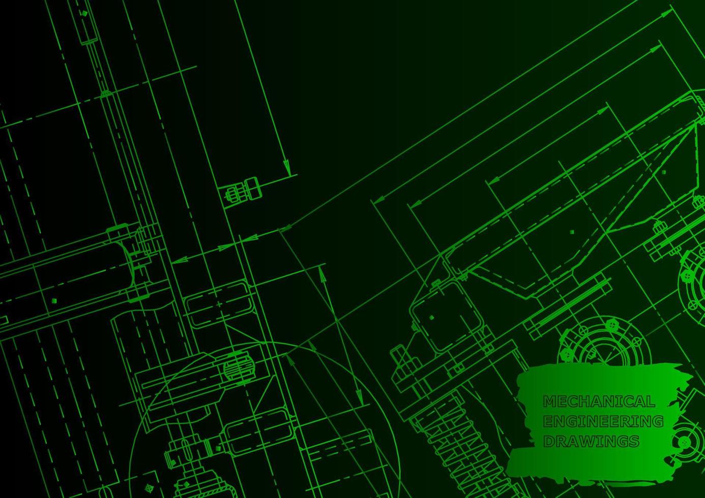 Mechanical instrument making. Technical abstract background vector