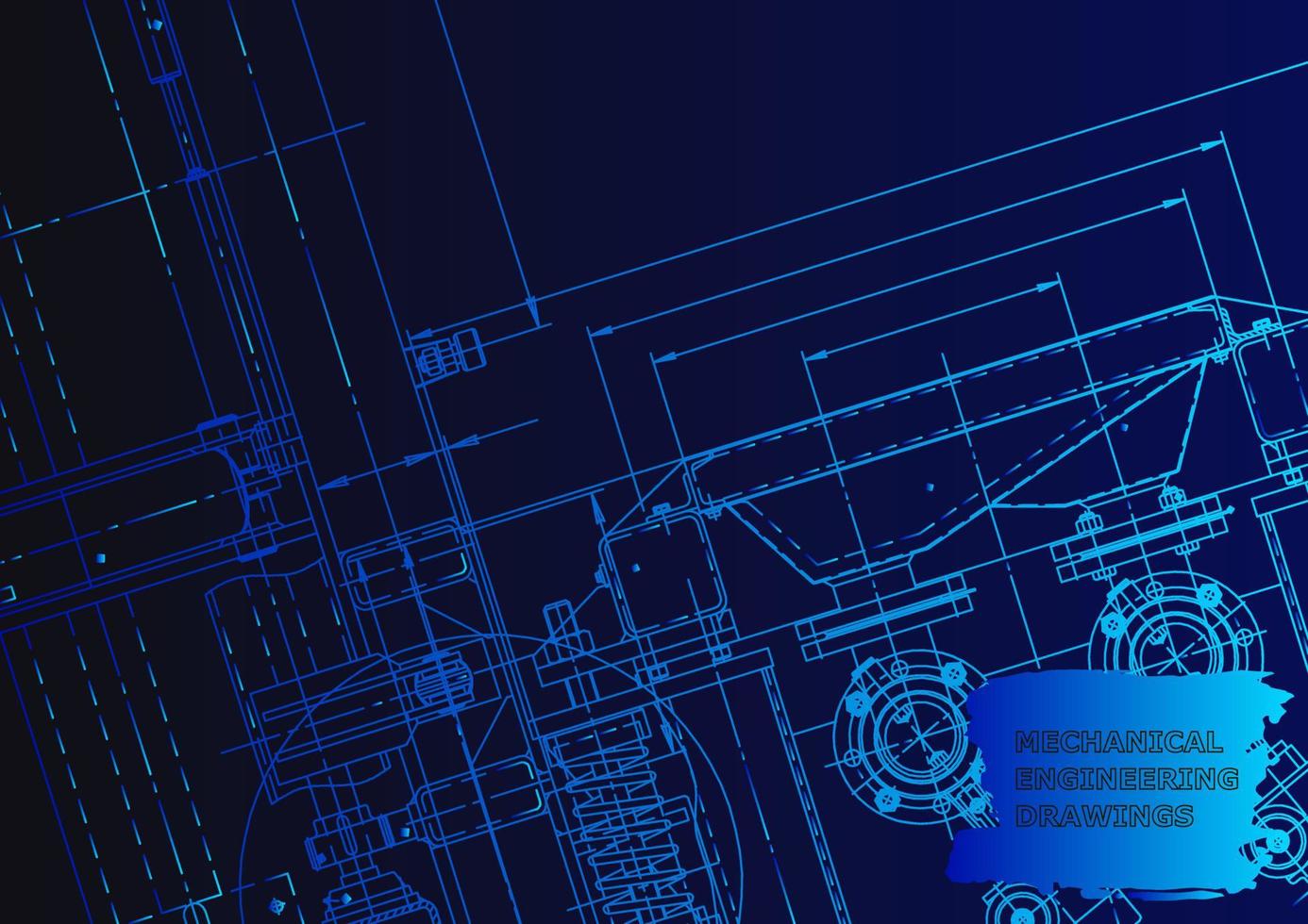 Mechanical instrument making. Technical abstract background vector