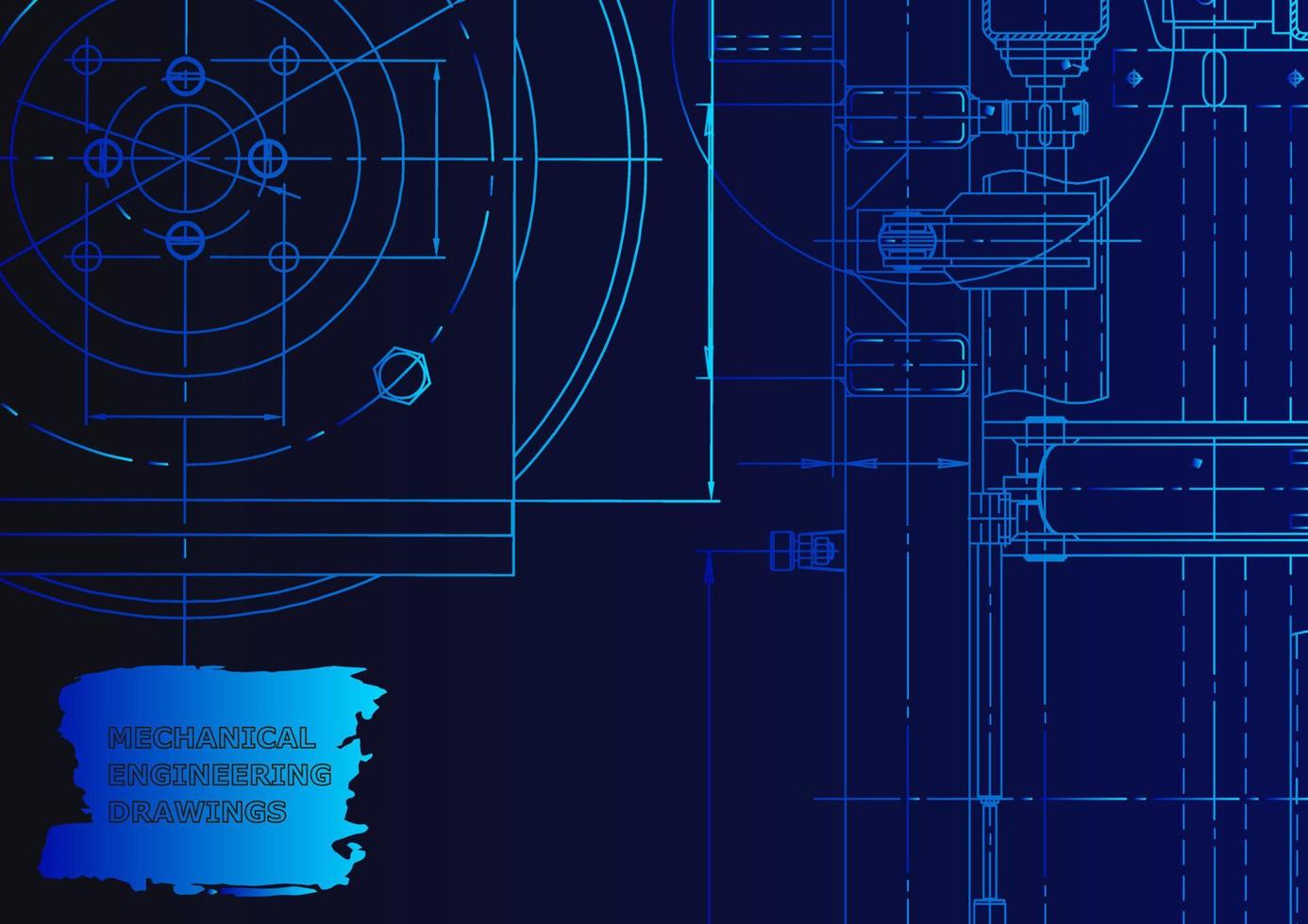 Mechanical instrument making. Technical abstract background vector