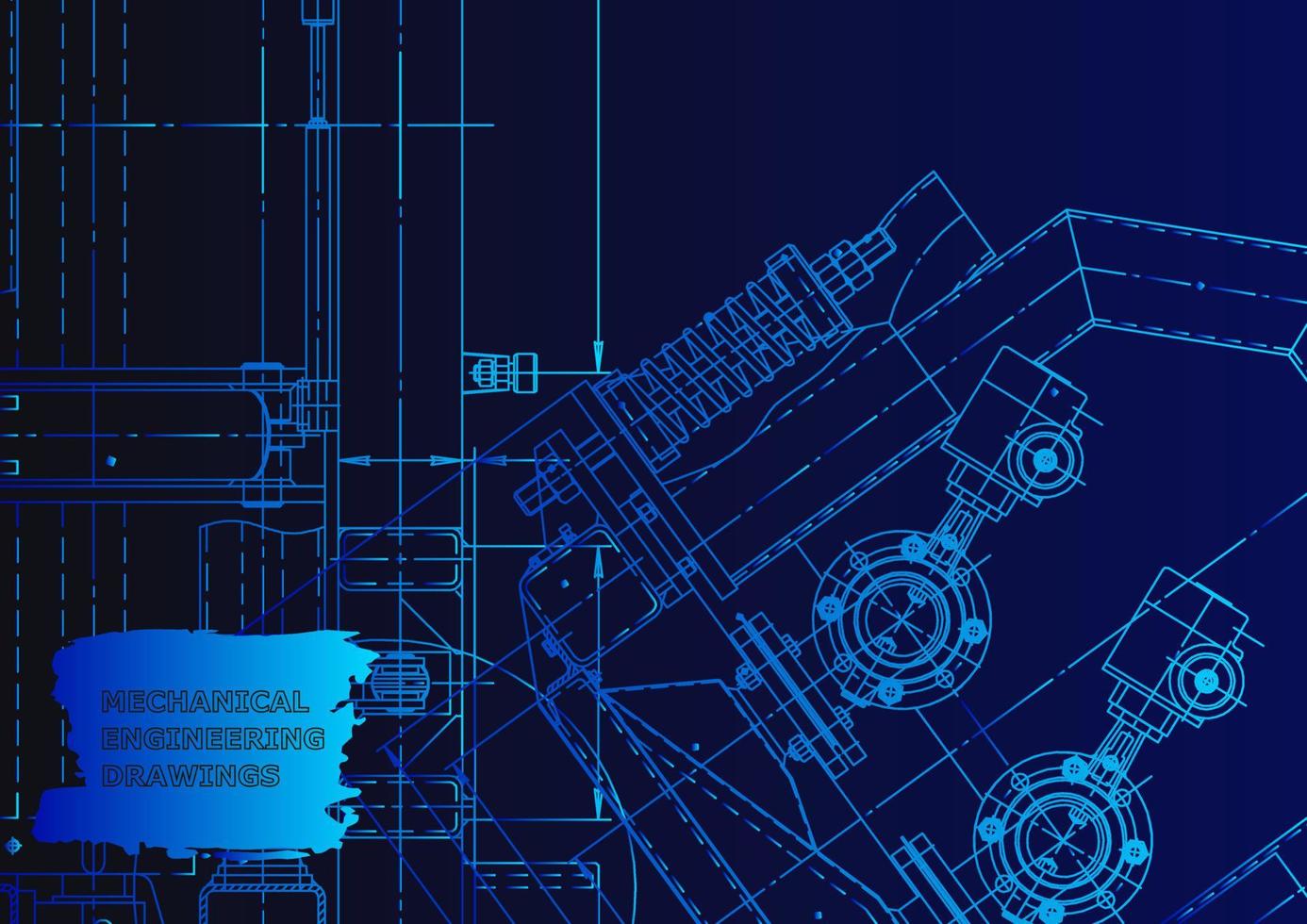 portada, volante, pancarta. ilustración de ingeniería vectorial vector