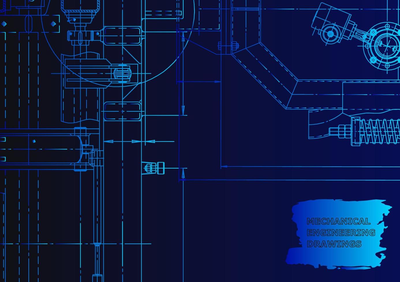 Machine-building industry. Computer aided design systems vector