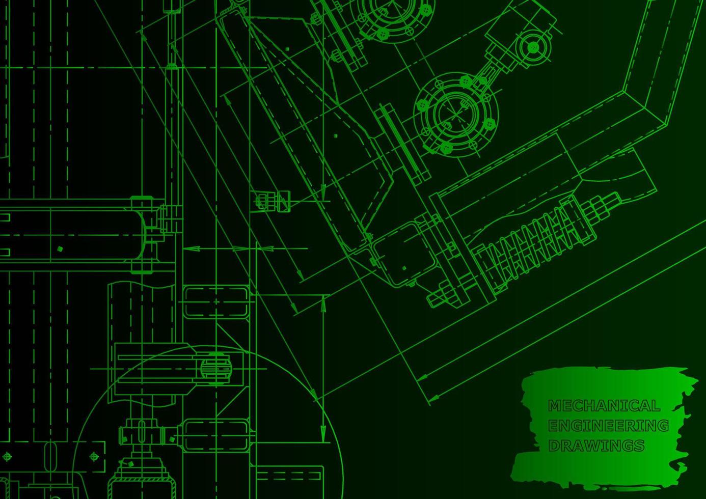 Computer aided design systems. Technical illustrations, background vector