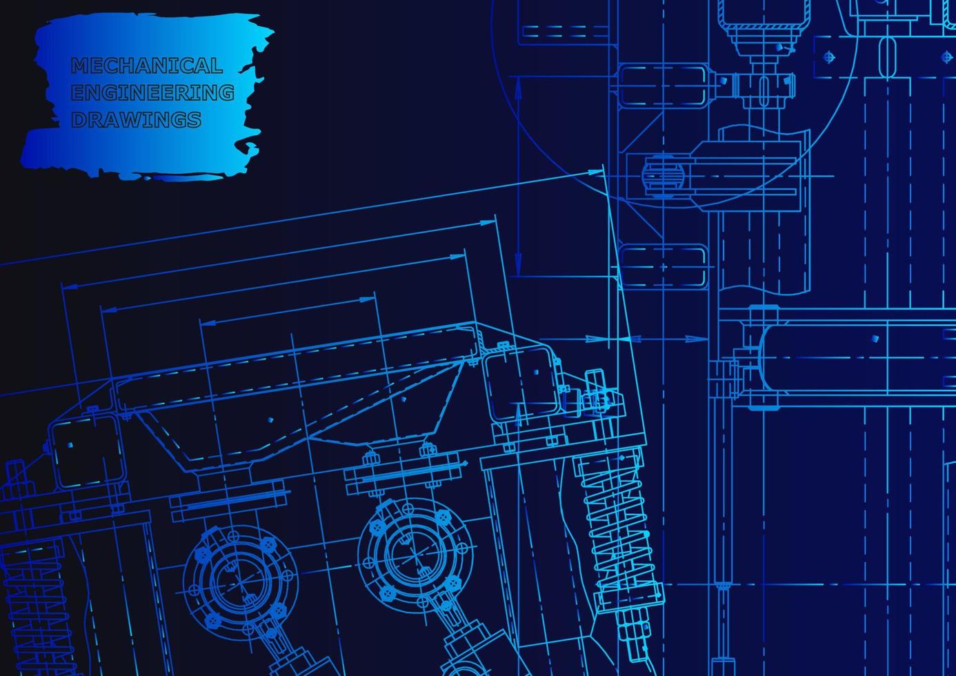 Machine-building industry. Computer aided design systems vector