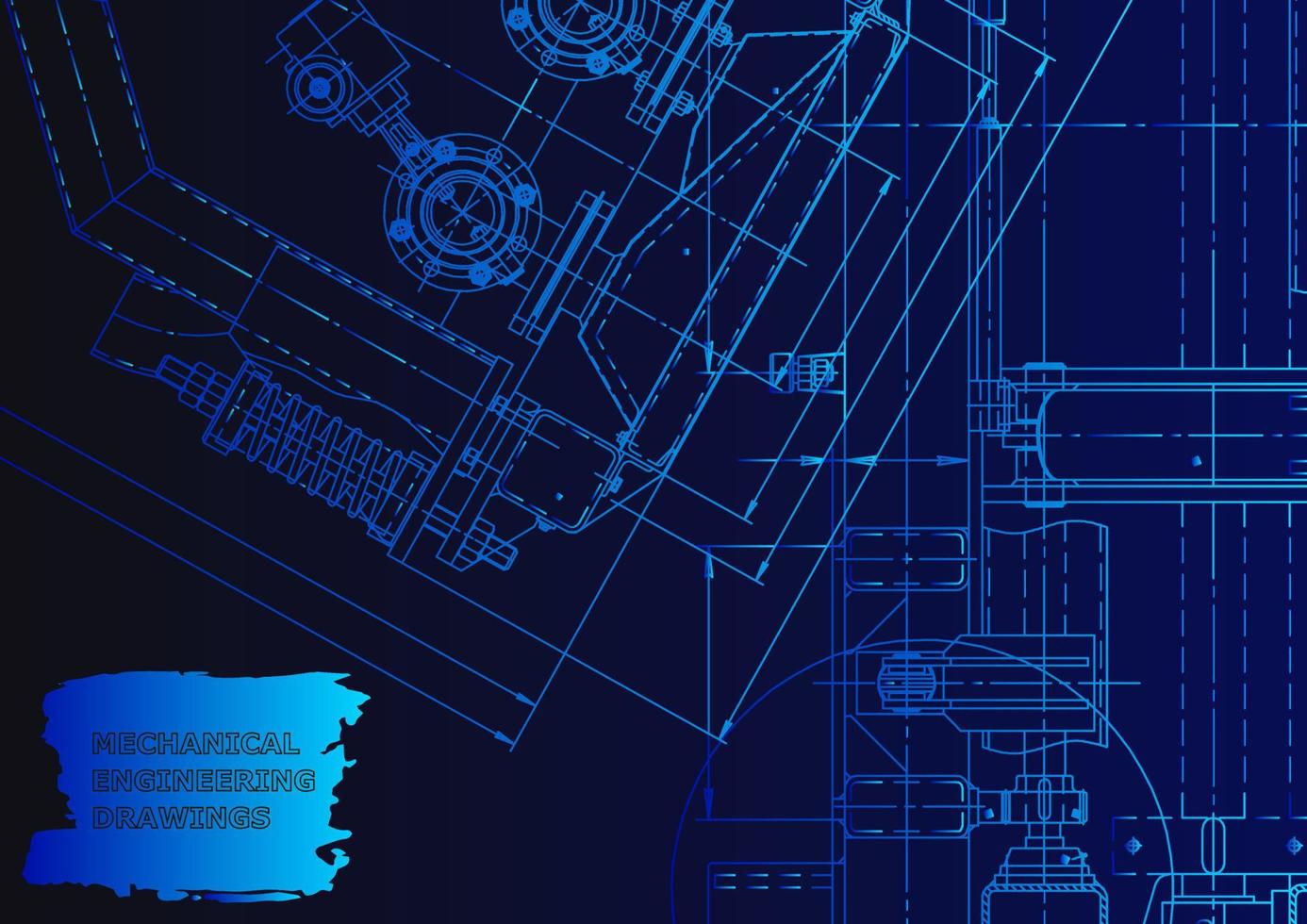 portada, volante, pancarta. ilustración de ingeniería vectorial vector