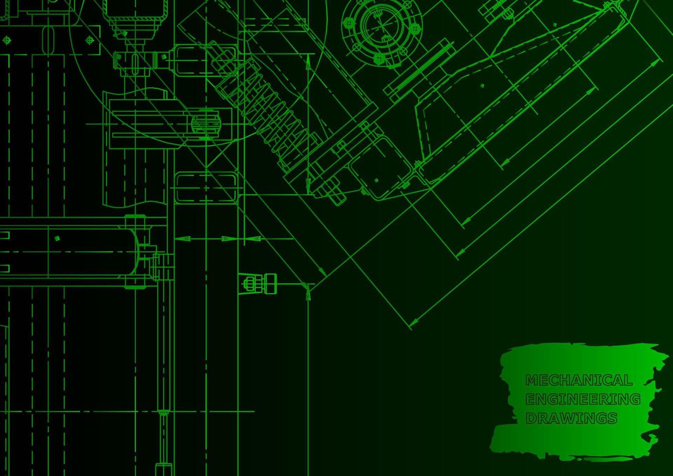 industria de construcción de maquinaria. sistemas de diseño asistido por computadora vector