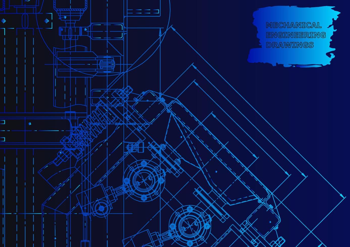 industria de construcción de maquinaria. sistemas de diseño asistido por computadora vector