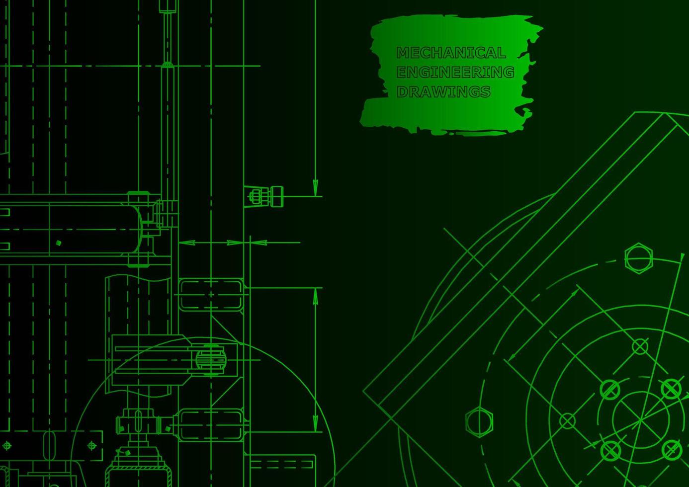 portada, volante, pancarta. ilustración de ingeniería vectorial vector