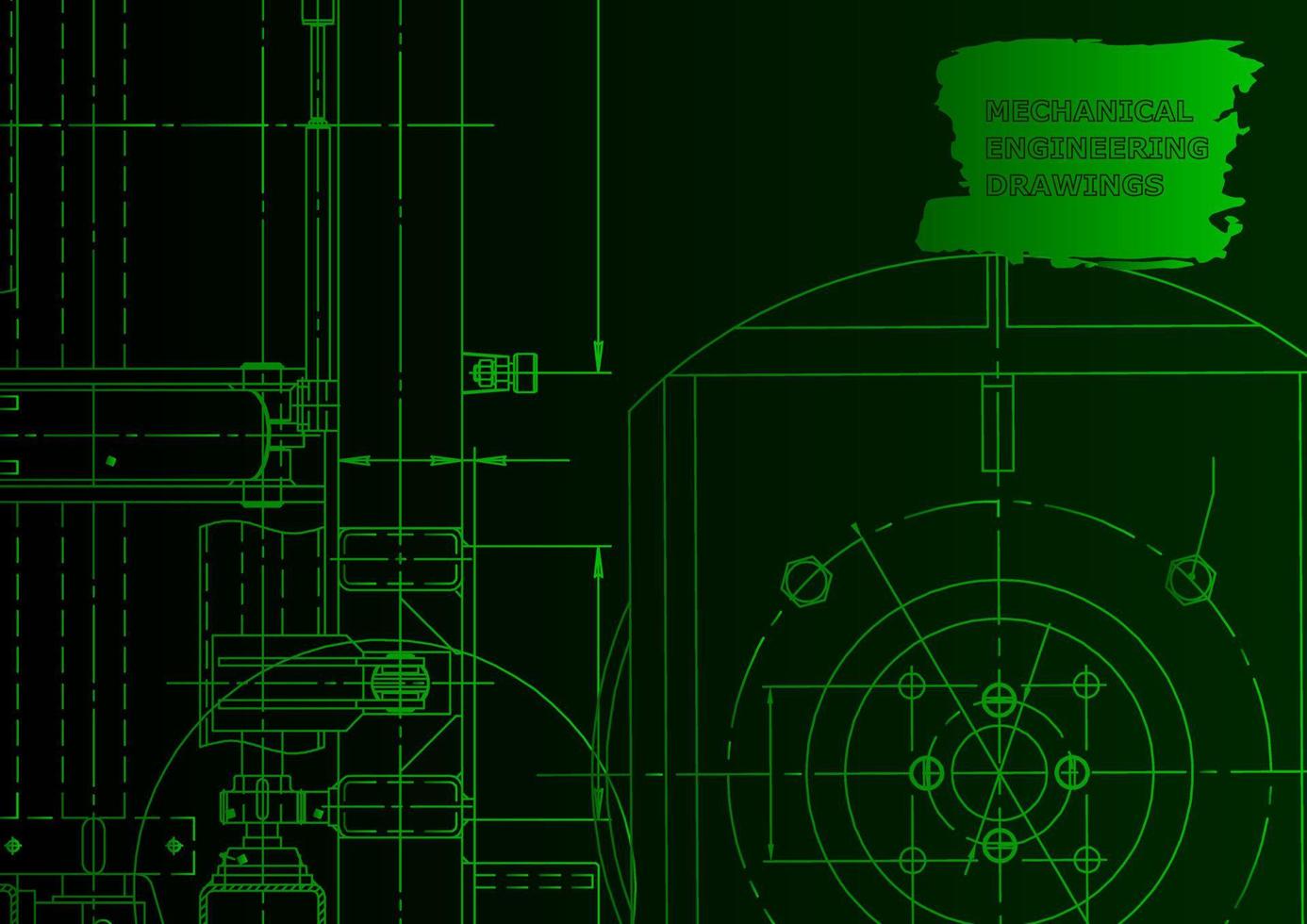 portada, volante, pancarta. ilustración de ingeniería vectorial vector