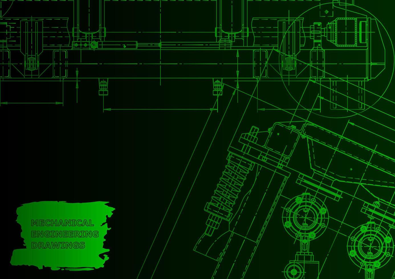 Mechanical instrument making. Technical abstract background vector